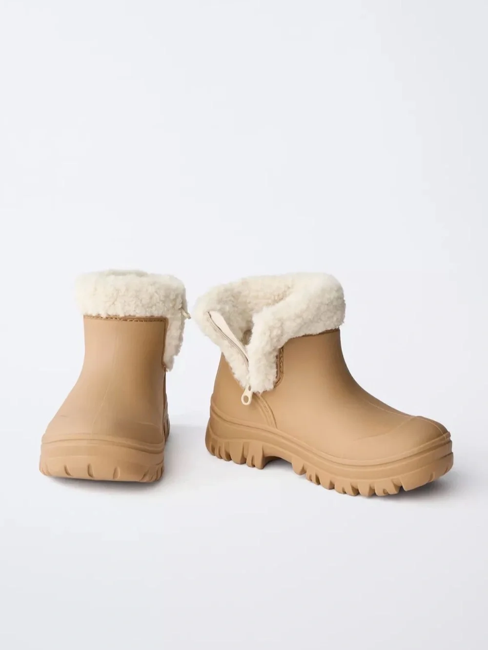Zara fleece lined rain boots